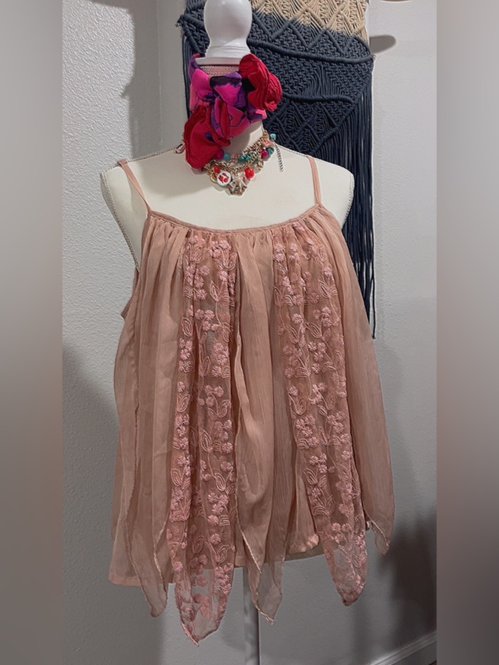 Cecico boho lace top